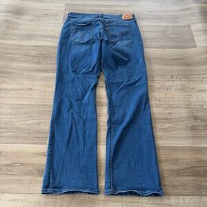 Levis 415 Relaxed Bootcut Jeans Medium Wash Blue Denim Plus Size 16W